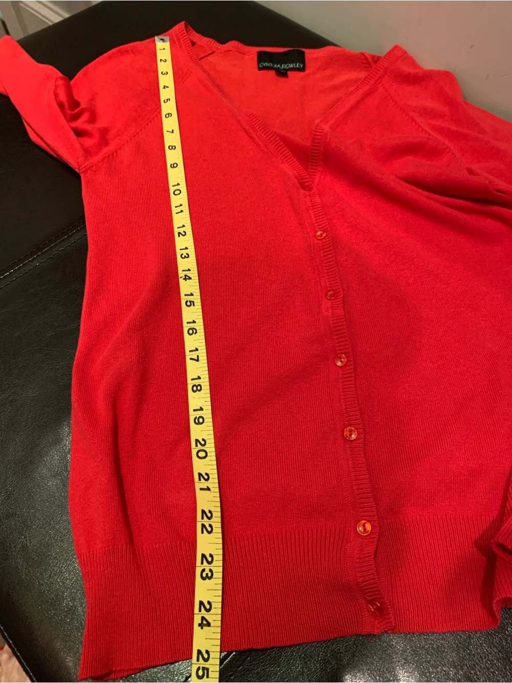 ❤️CYNTHIA ROWLEY❤️NWT! LONG SLEEVE, V-NECK, CARDIGAN. EXCELLENT CONDITION! - Picture 2 of 8